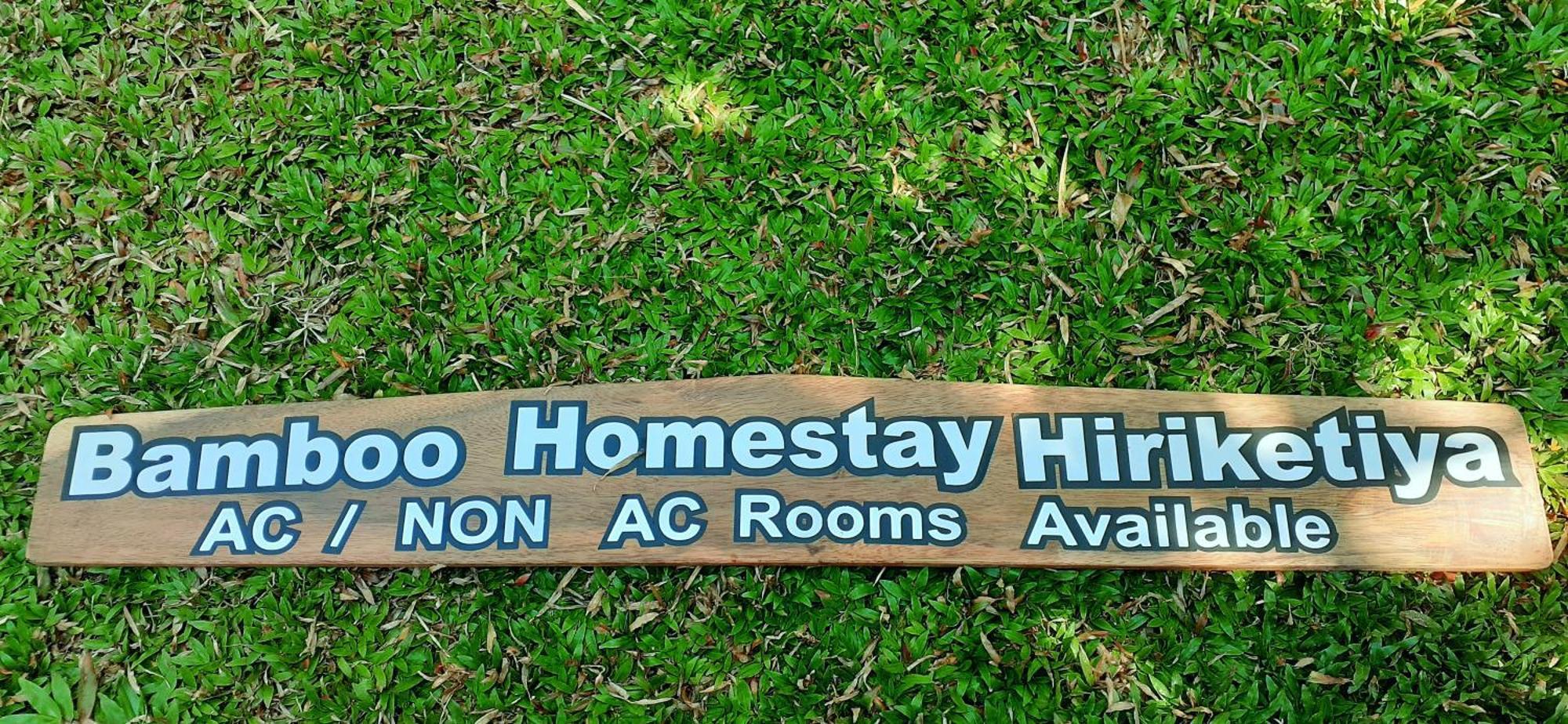 Bamboo Home Stay Hiriketiya Dickwella Exterior foto